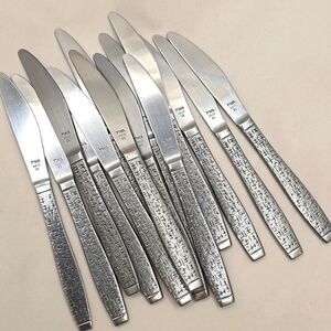 Set of Silver TCA Textured Knives